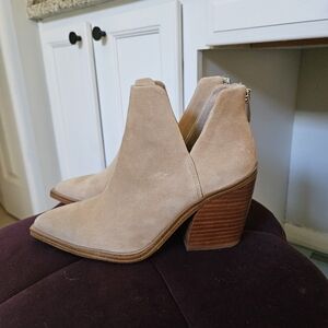 Vince Camuto Tan Ankle Booties